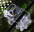 AQUAPRO Aquarium Hose Fixing Clip Acrylic Transparent Fish Tank Water Pipe Hose Fixing Clip Tube Clamp Holder